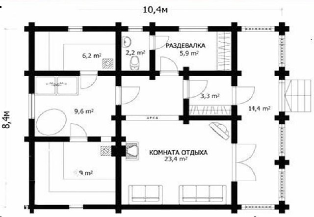 Проект № Р15, планировка